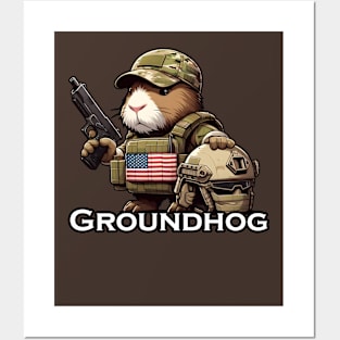 Tactical Groundhog Posters and Art